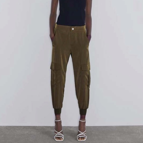 Zara Loose Fit Cargo Trousers Joggers 1608/228/505 XS - Picture 1 of 6